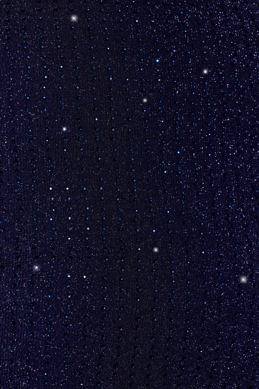 zdobený crop top a maxi sukně v barvě royal indigo